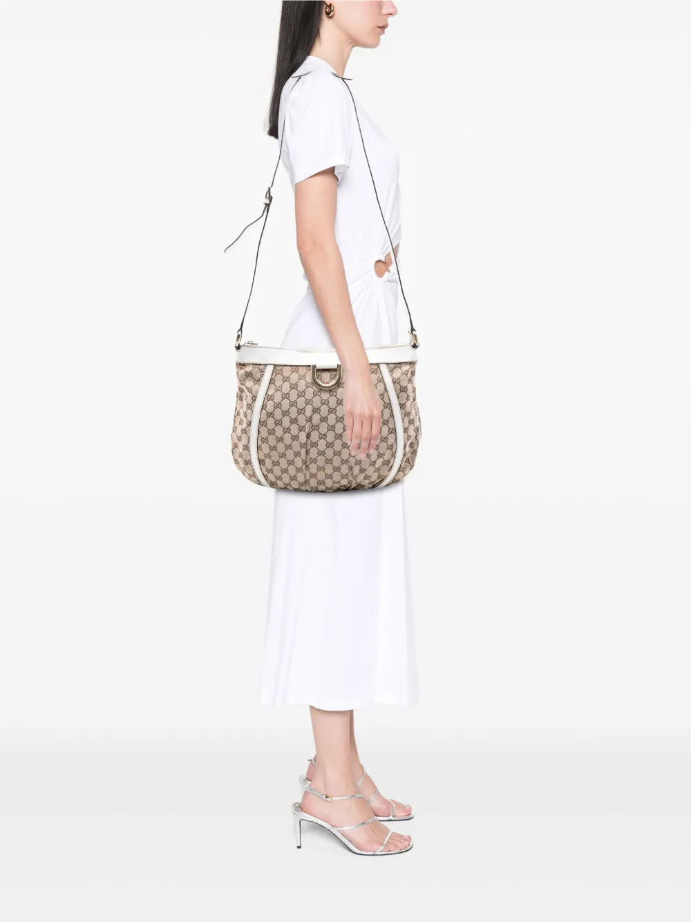 Gucci Pre-Owned 2016-2025 GGキャンバス アビー Dリング ショルダー