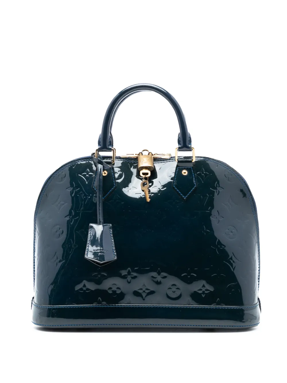 Louis Vuitton Pre-Owned 2013 Monogram Vernis Alma PM handbag - Blu