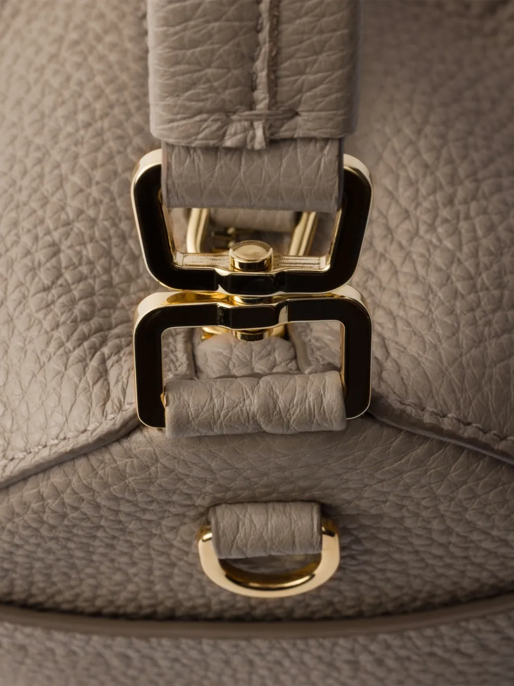 Prada Leren schoudertas Beige
