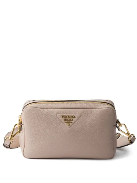 Prada bolsa de hombro pequeña de piel