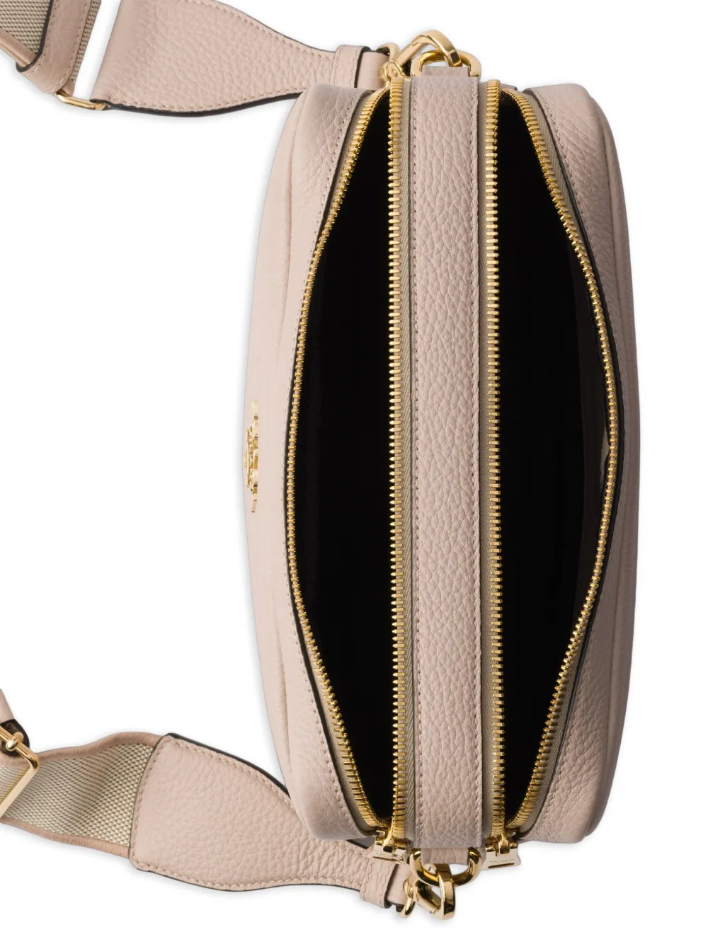 Prada Leren schoudertas Beige