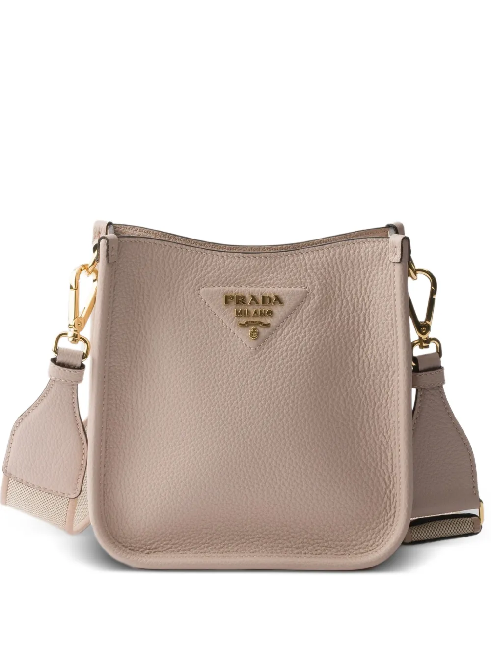 Prada Borsa a spalla mini in pelle - Toni neutri