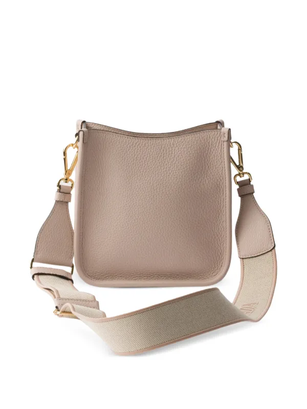 PRADA グレージュ レザー ショルダーバッグ Prada レザー ショルダーバッグ | ニュートラル | FARFETCH JP