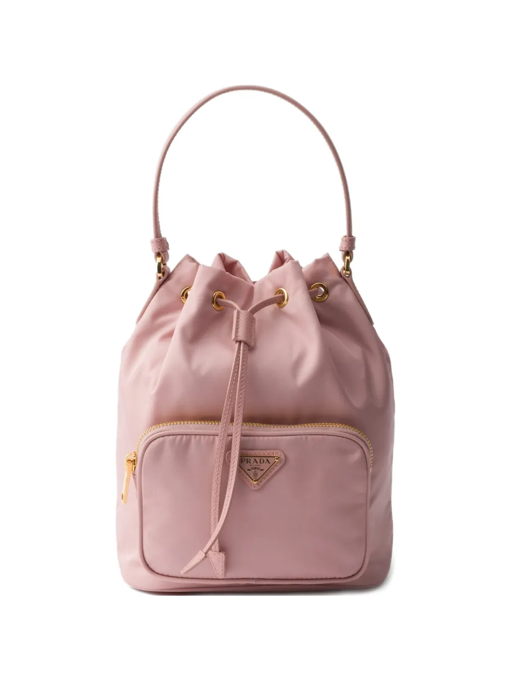 Prada Prada Duet Re-Nylon bucket bag - Rosa