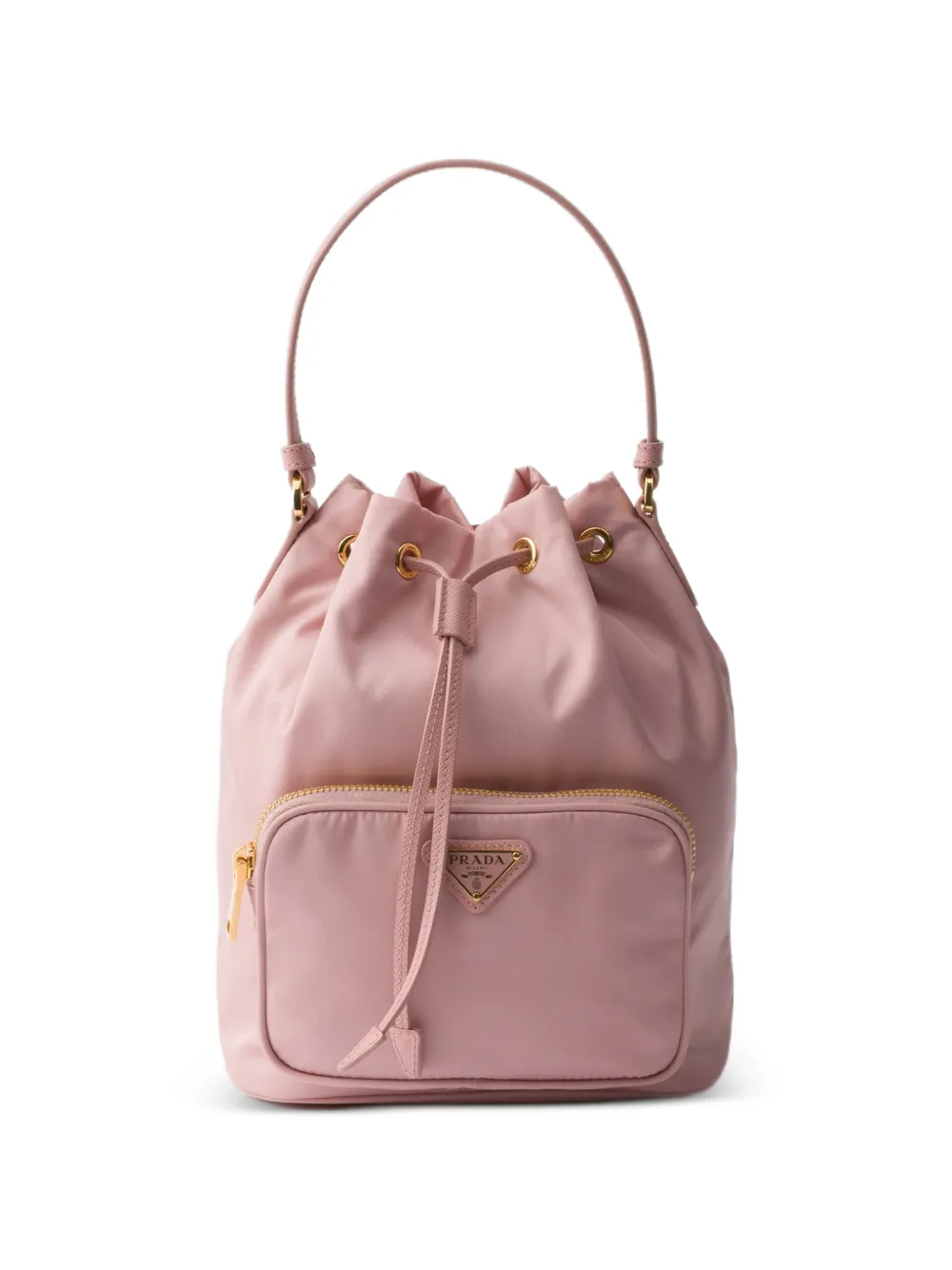 Prada Prada Duet Re-Nylon bucket bag - Rosa
