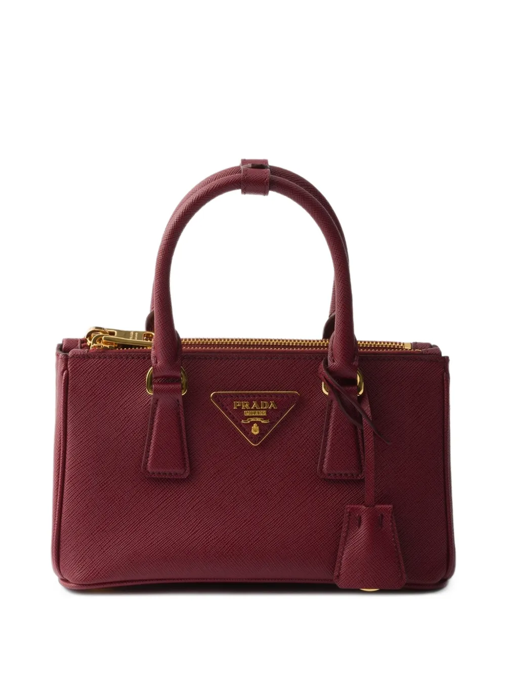 Prada Borsa tote Galleria mini - Rosso