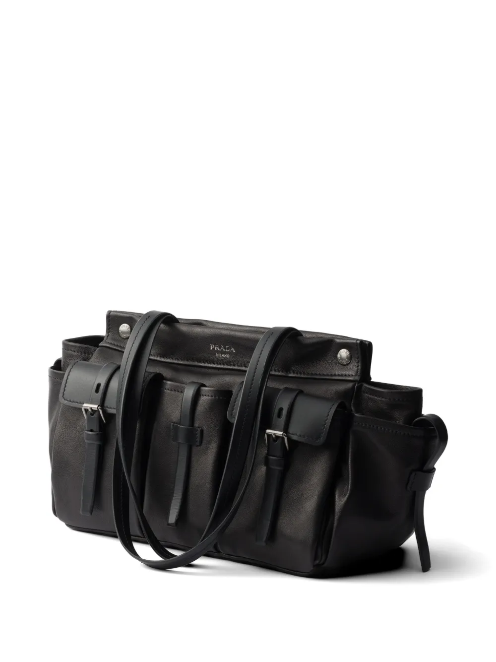 Prada Grote Route shopper Zwart