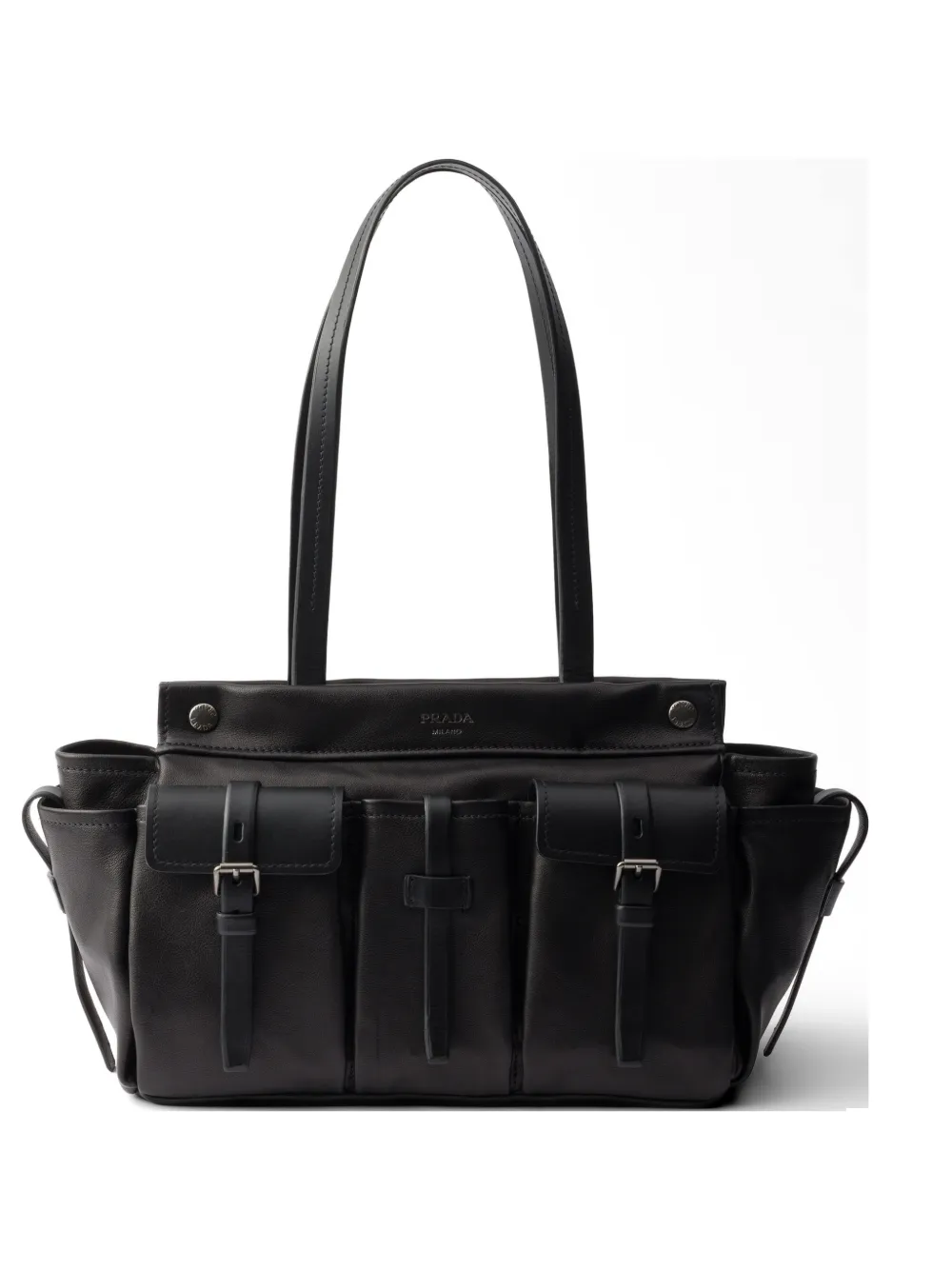 Prada pocket tote bag - Nero