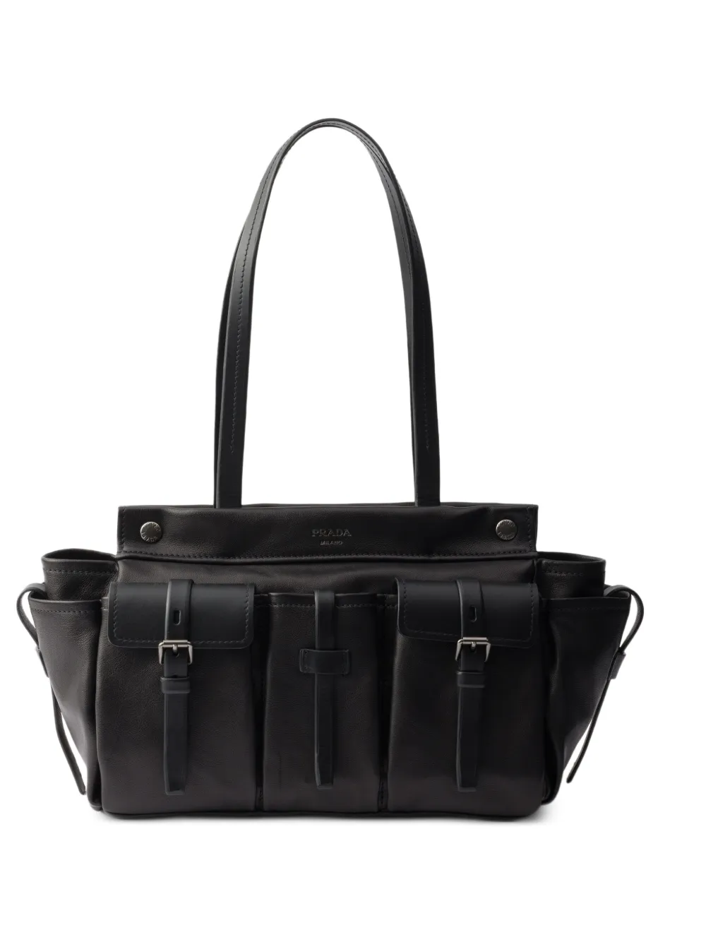 Prada pocket tote bag - Nero
