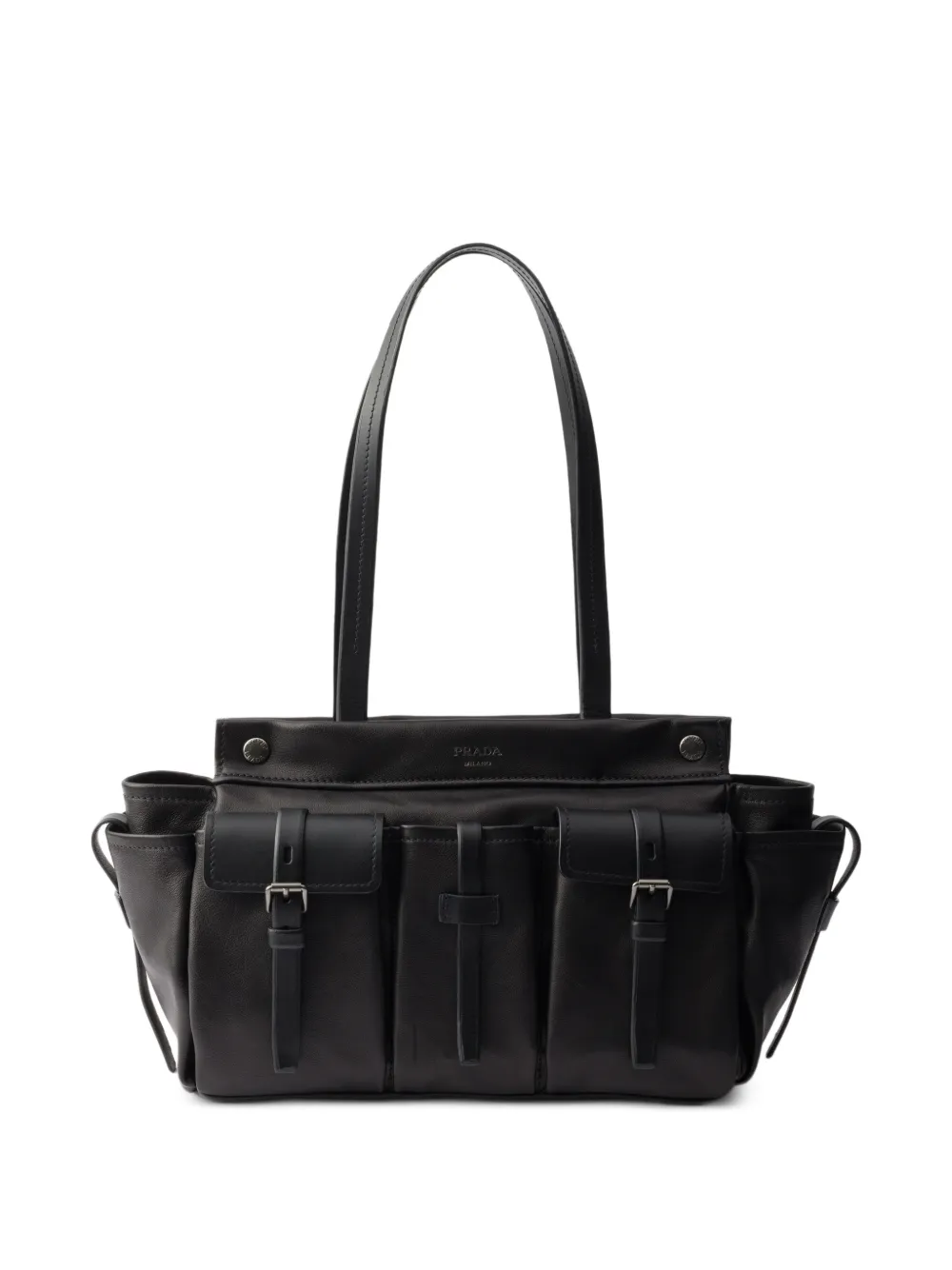 Prada pocket tote bag - Nero