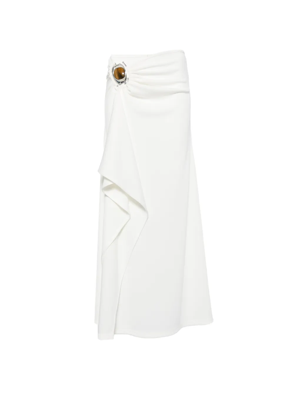 Christopher Esber Occhio crystal-embellished skirt - Bianco