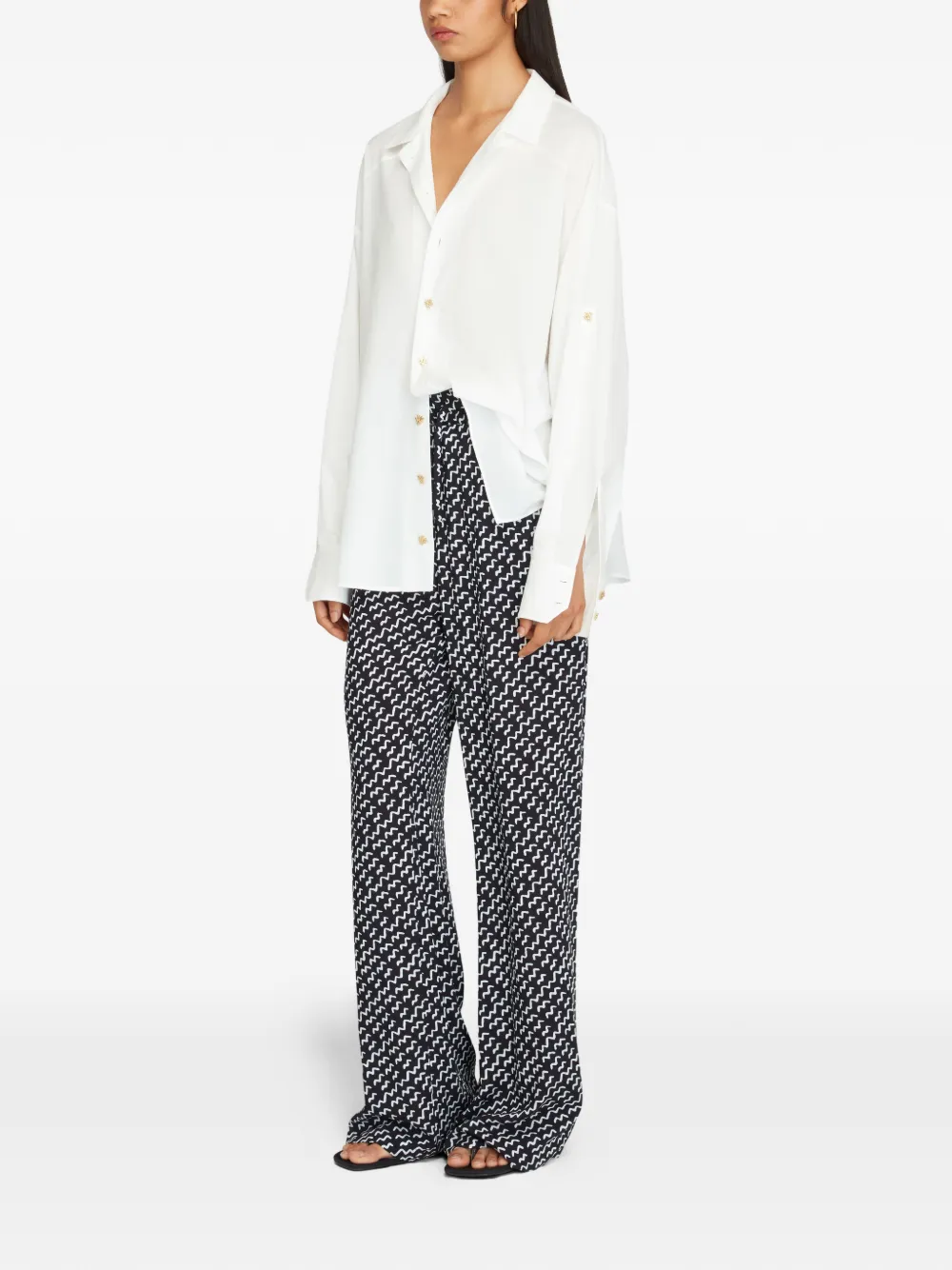 Donde Esteban Lanzarote blouse Wit