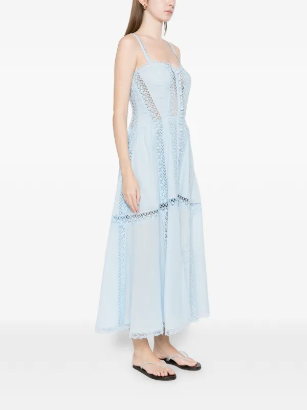 charo ruiz blue strapless dress Ibiza Dafelle Long | Spring dresses with sleeves luxury evening wear Established in 1989 Color:Frosted Lilac