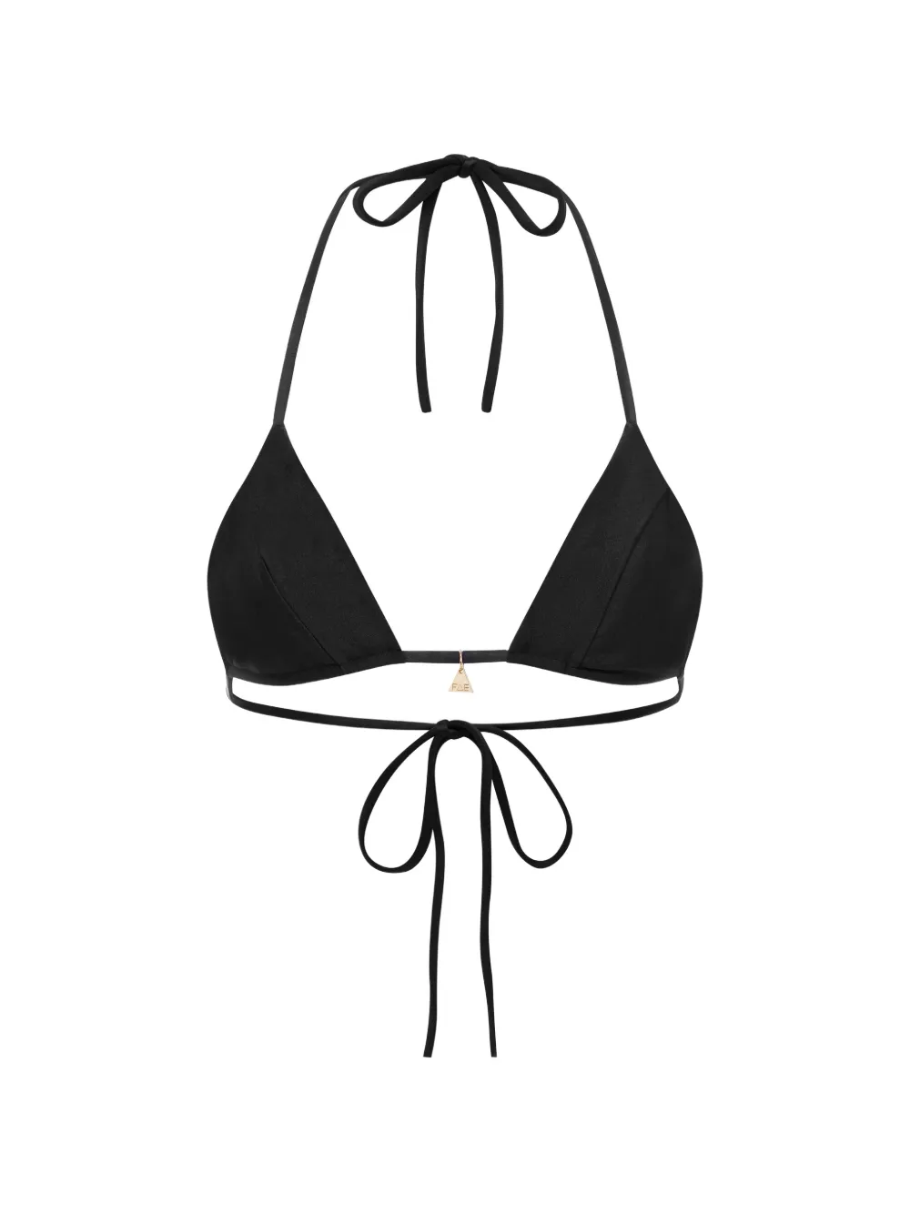 FAE SWIM Honey tie-detail bikini top - Schwarz