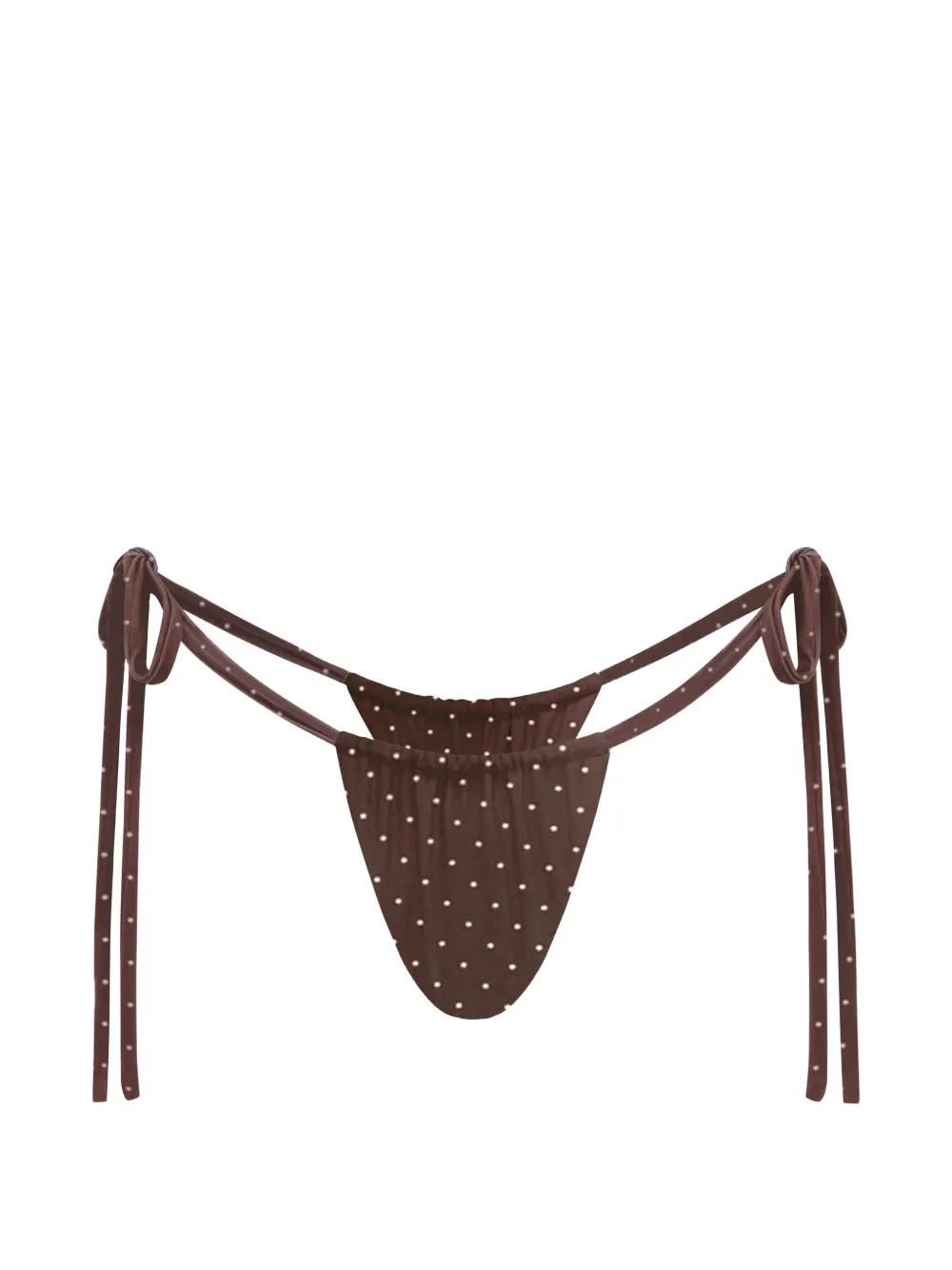 FAE SWIM Wendbares Birdie Bikinihöschen mit Blumen - Rosa