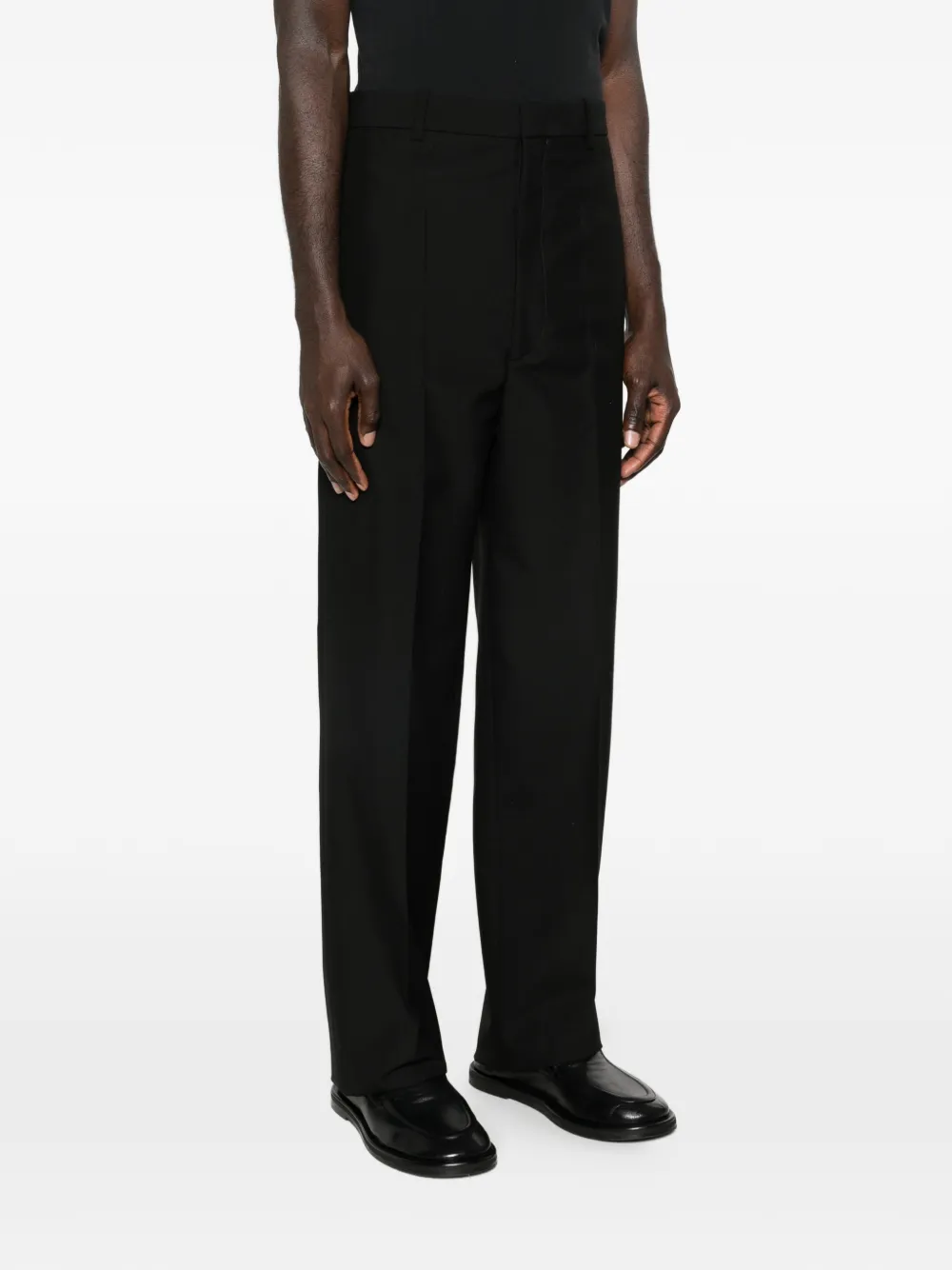  Jil Sander Belt-loop Trousers - Black 