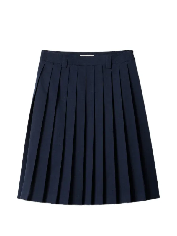 Miu Miu プリーツ スカート | ブルー | FARFETCH JP