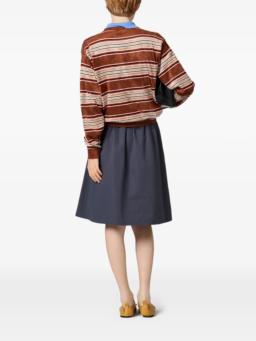 Miu Chenille trui Bruin