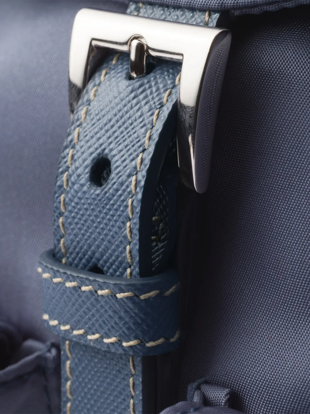 Prada Kleine Re-Nylon rugzak Blauw