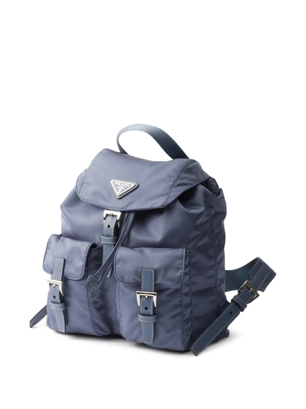  Prada Small Re-nylon Backpack - Blue 