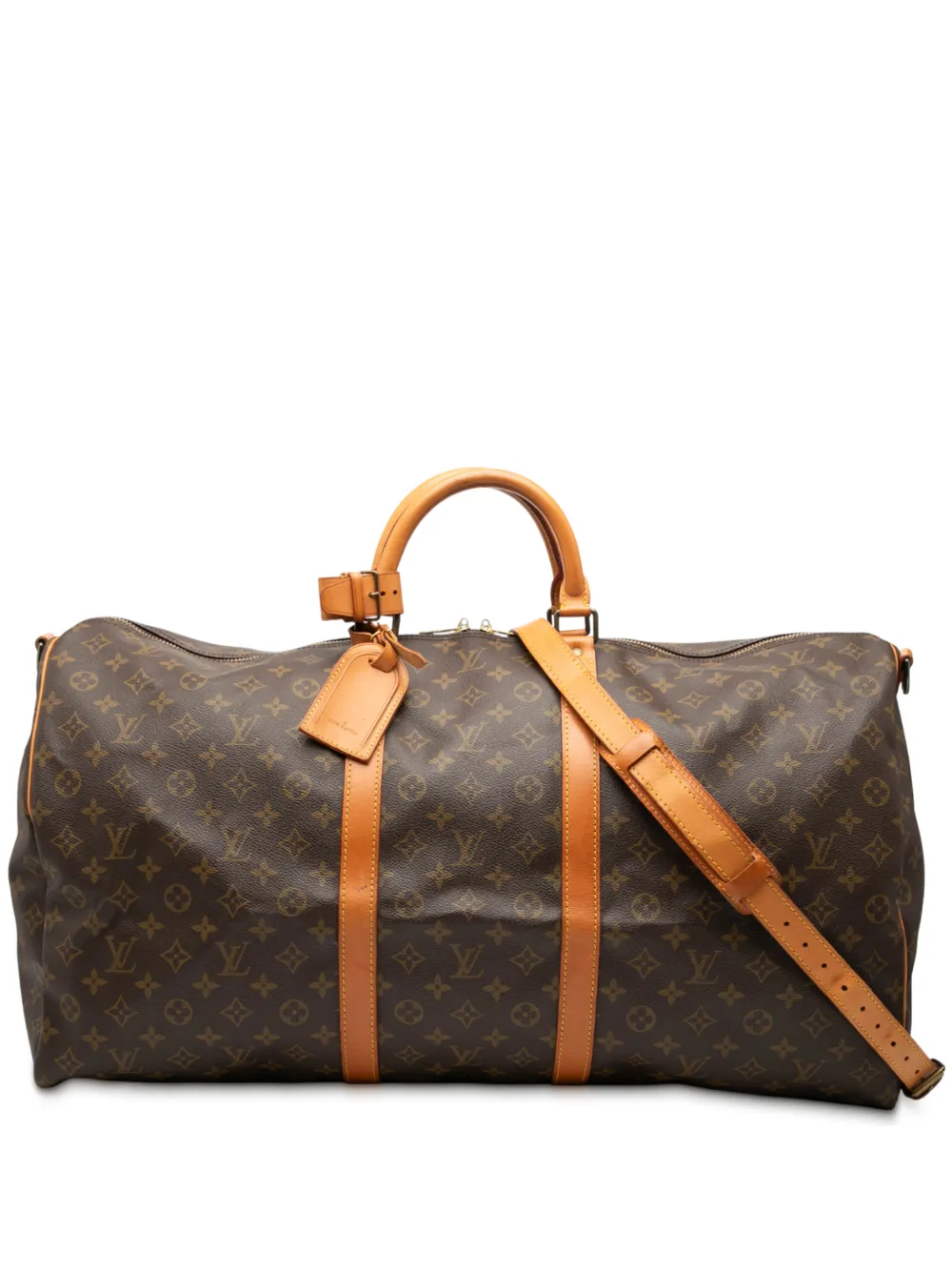 Louis Vuitton Pre-Owned 1991 Monogram Keepall Bandouliere 60 travel bag - Marrone