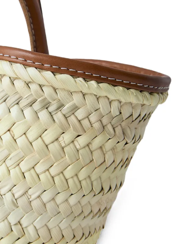 Jacquemus Bolsa Tote The Small Soli De Ráfia | Neutro | FARFETCH BR