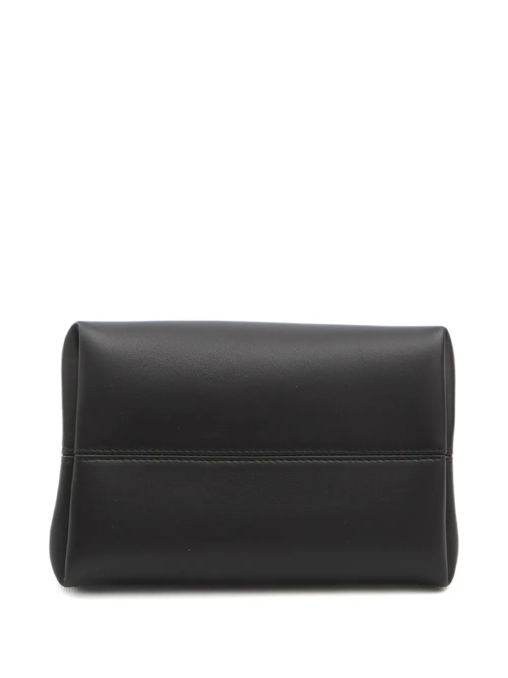 Jacquemus small Le Berlingot leather clutch bag - Zwart