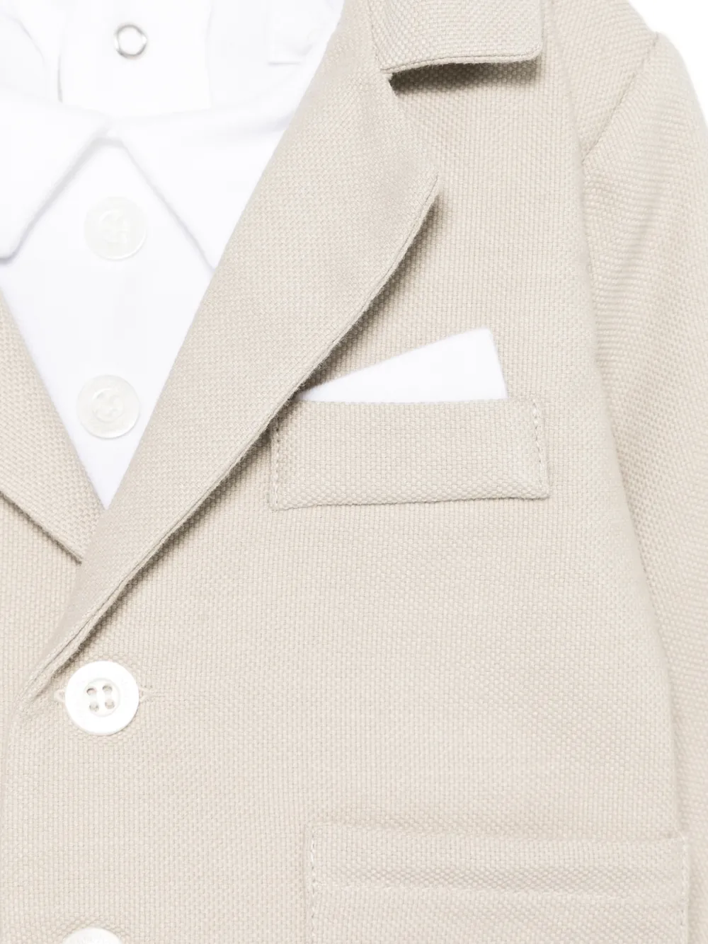  Patachou Pocket Detailed Romper - Neutrals 