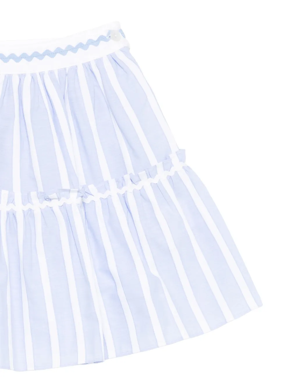 Patachou Rok met ruches Blauw