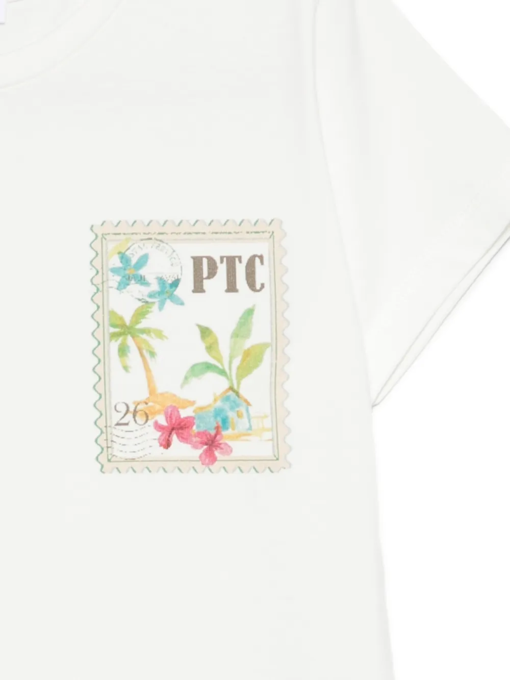 Patachou T-shirt met print Beige