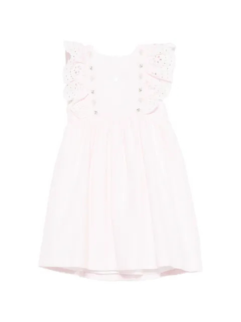 Patachou embroidered ruffled dress