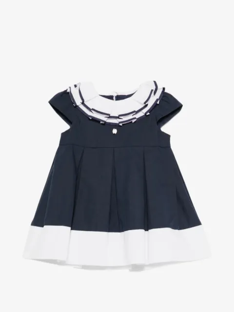 Patachou ruffled round-neck dress