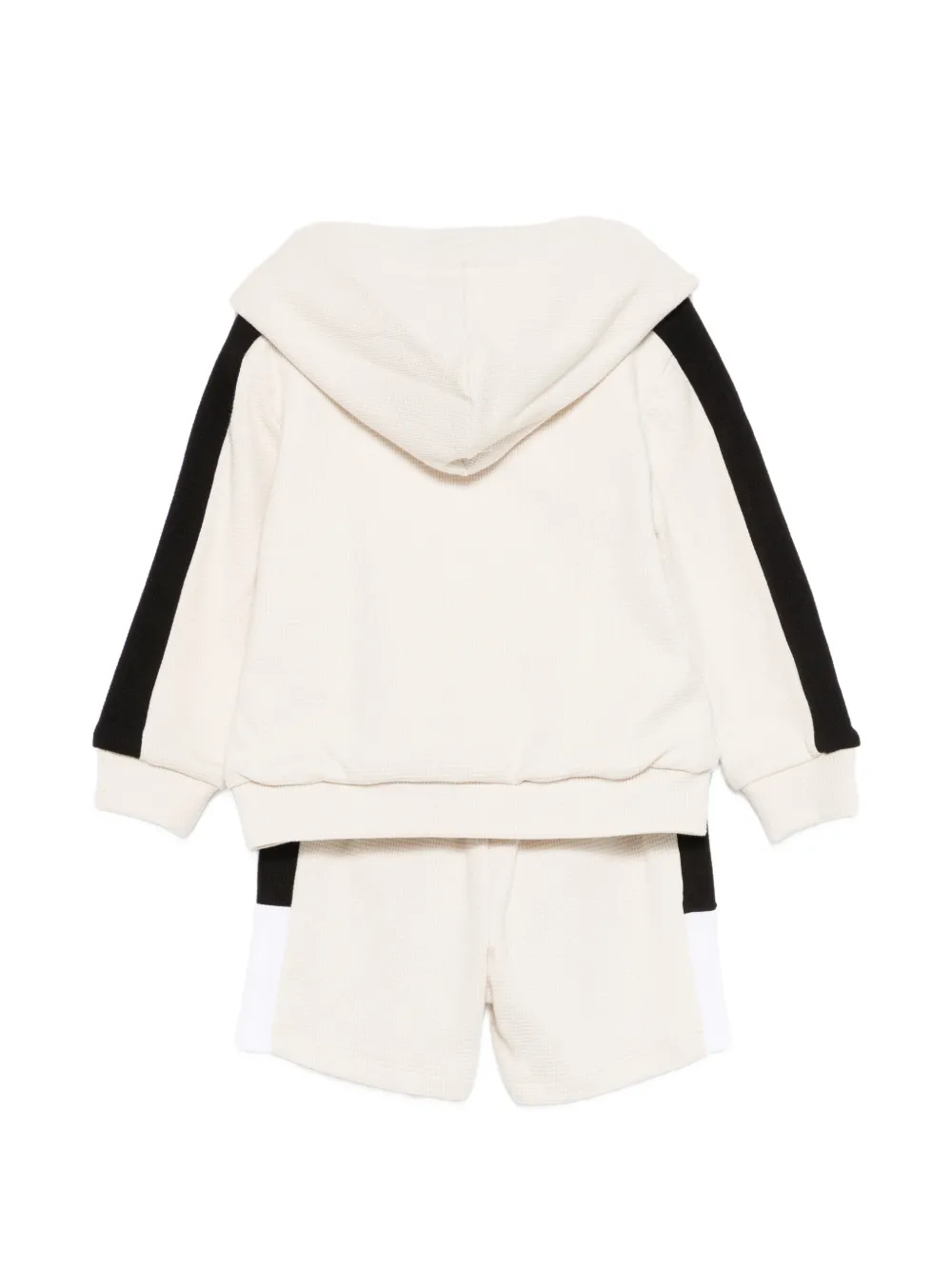  Patachou Hooded Stripe Detail Tracksuit - Neutrals 
