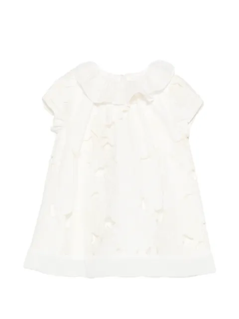 Patachou floral-lace ruffled dress