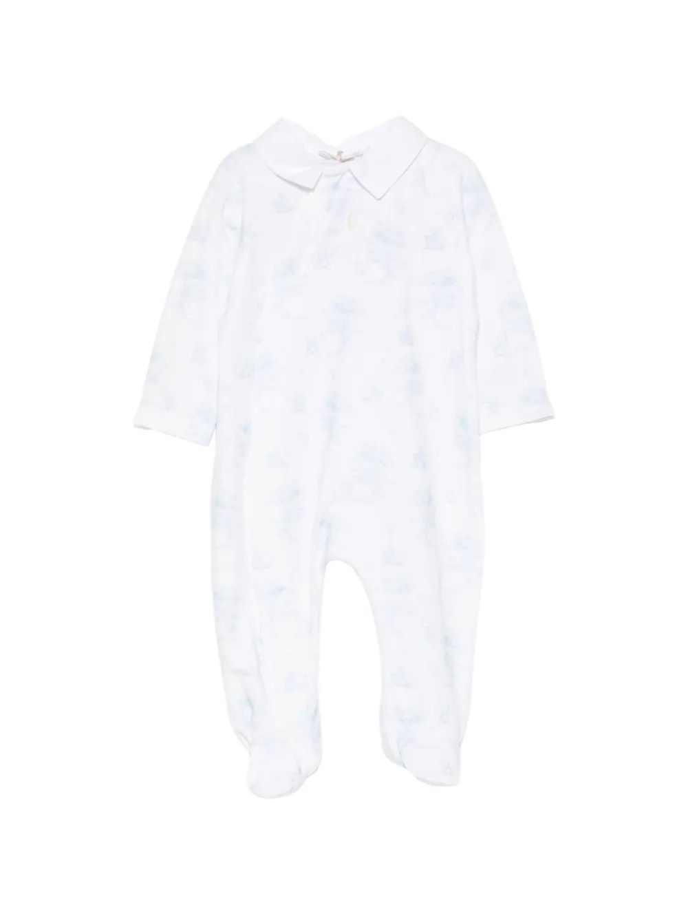 Patachou floral-print pajamas - Bianco