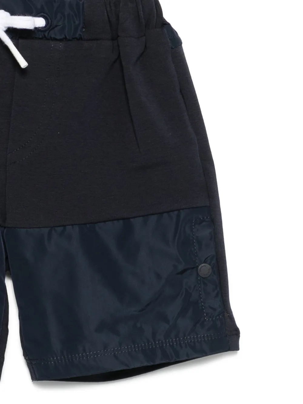  Patachou Drawstring Panelled Shorts - Blue 