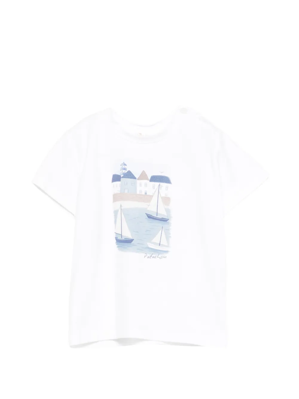 Patachou T-shirt con stampa - Bianco