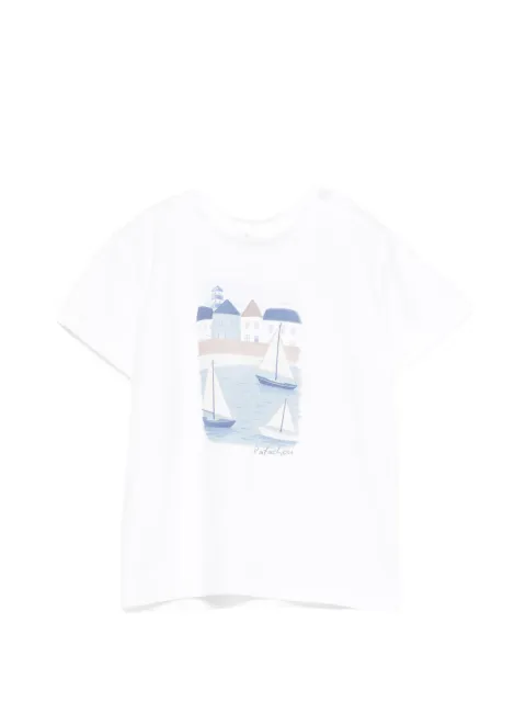 Patachou boat-print T-shirt