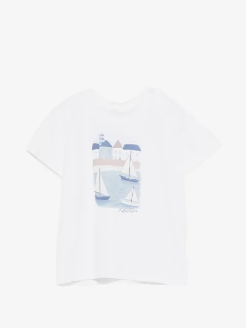 Patachou boat-print T-shirt