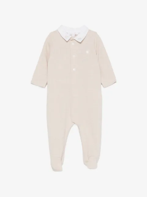 Patachou embroidered-collar pajamas