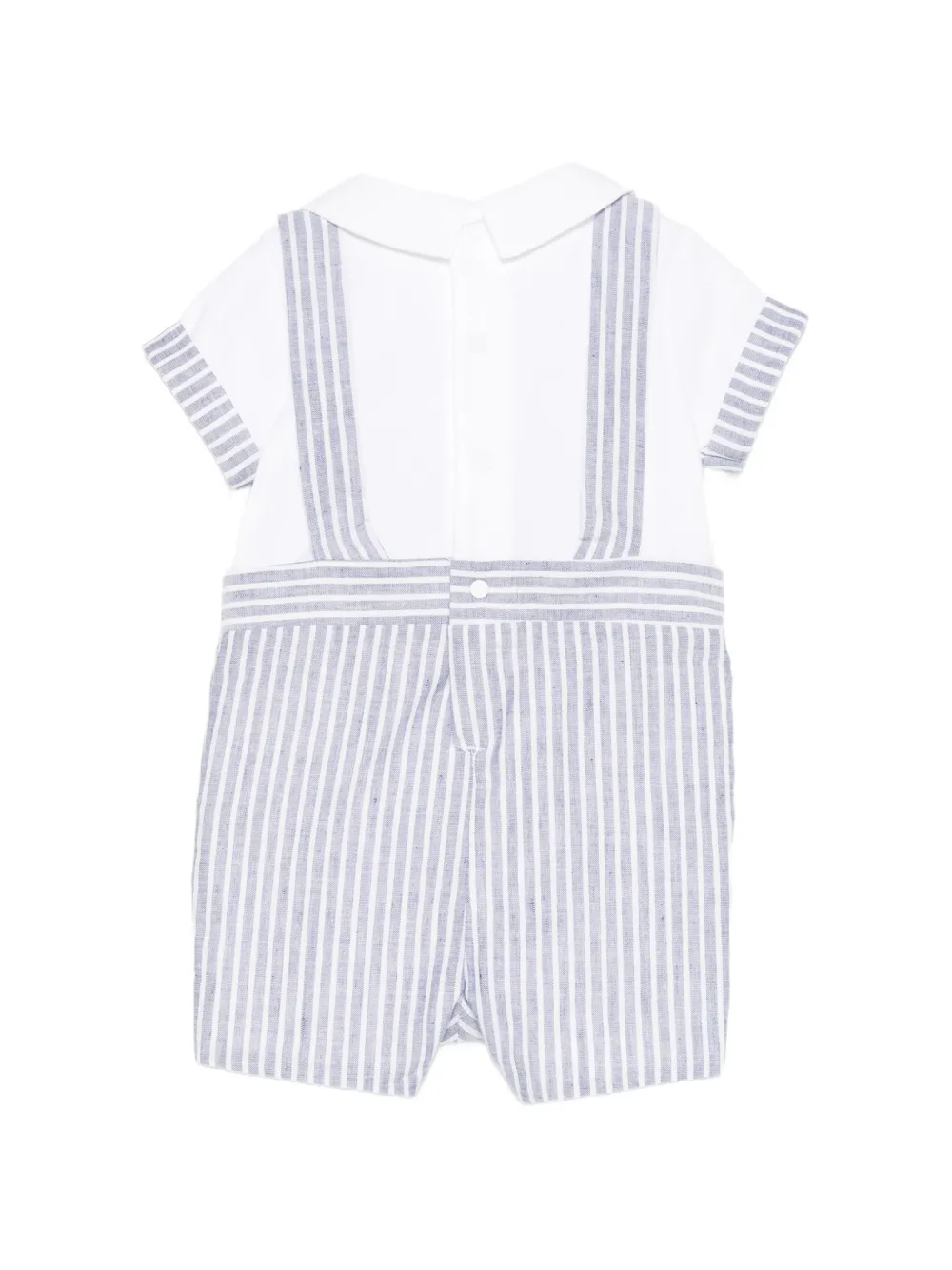  Patachou Striped Romper - White 
