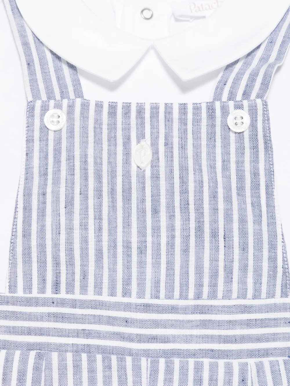  Patachou Striped Romper - White 