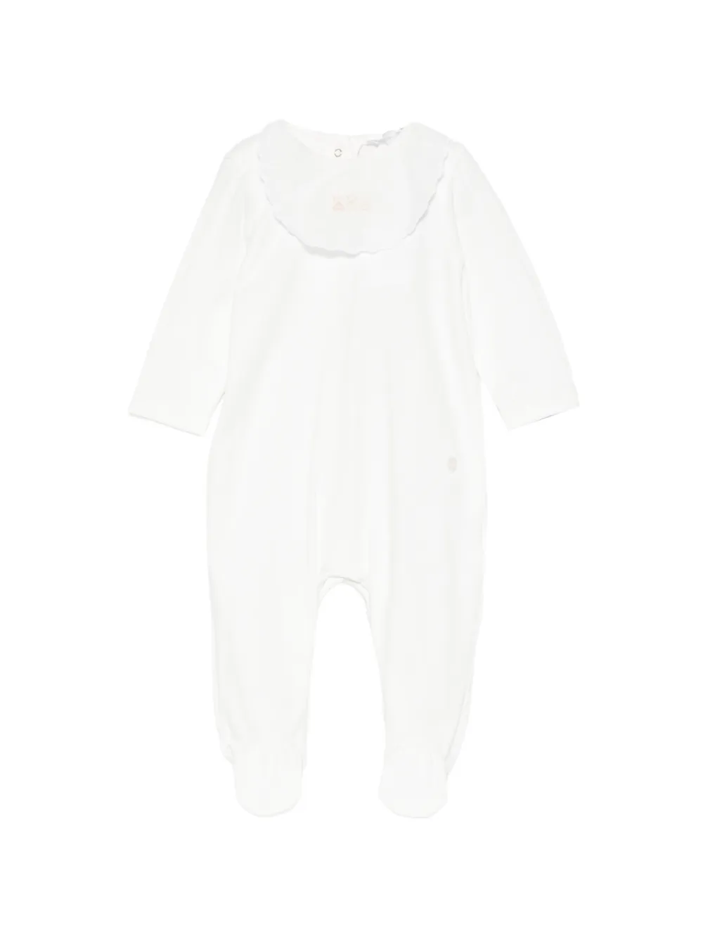 Patachou scalloped-collar pajamas - Bianco