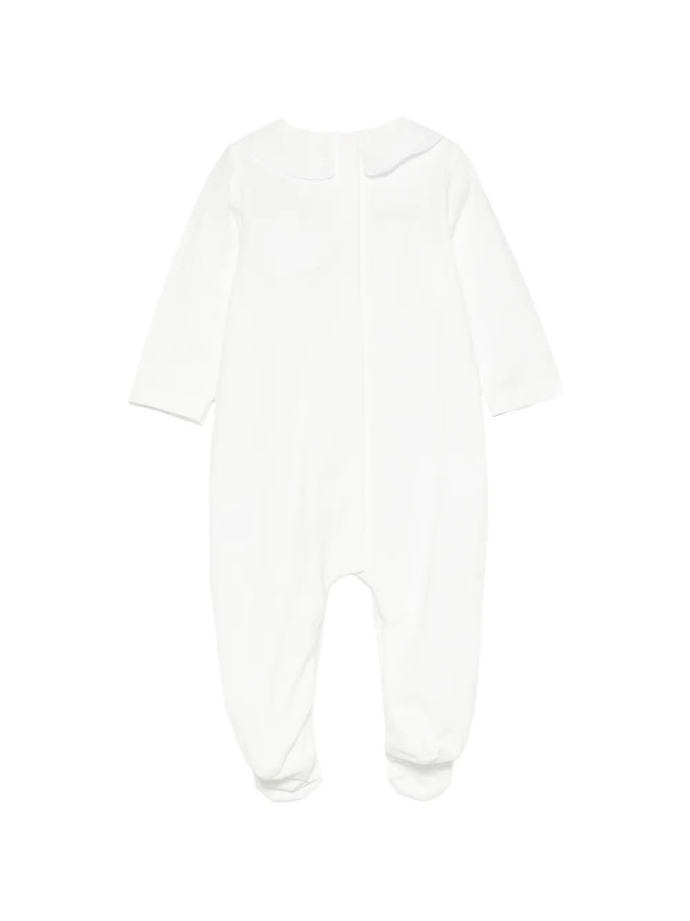 Patachou Pyjama met gewelfde kraag Wit