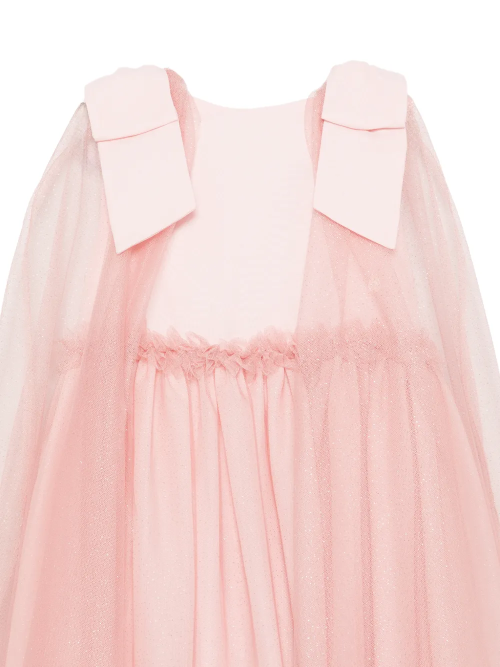 Patachou Jurk met glitter-effect en tulen laag Roze