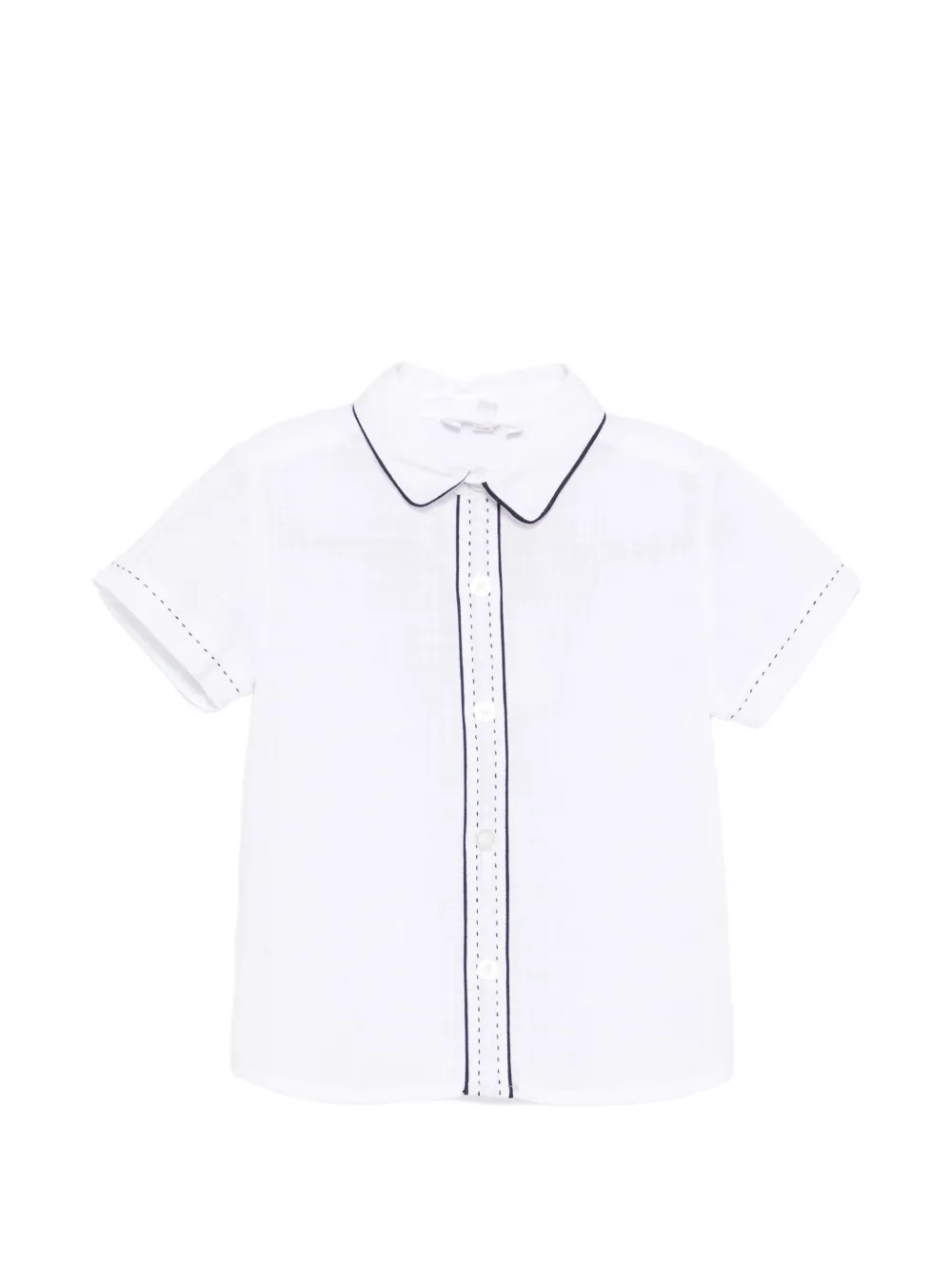 Patachou Hemd mit Kontrastdetails - Weiß