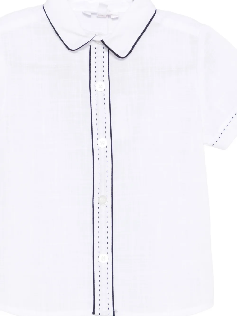 Patachou Shirt met contrasterende afwerking Wit