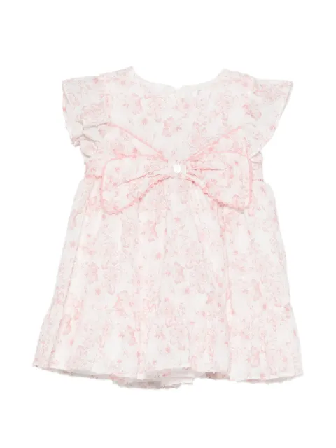Patachou floral-print bow-detail dress