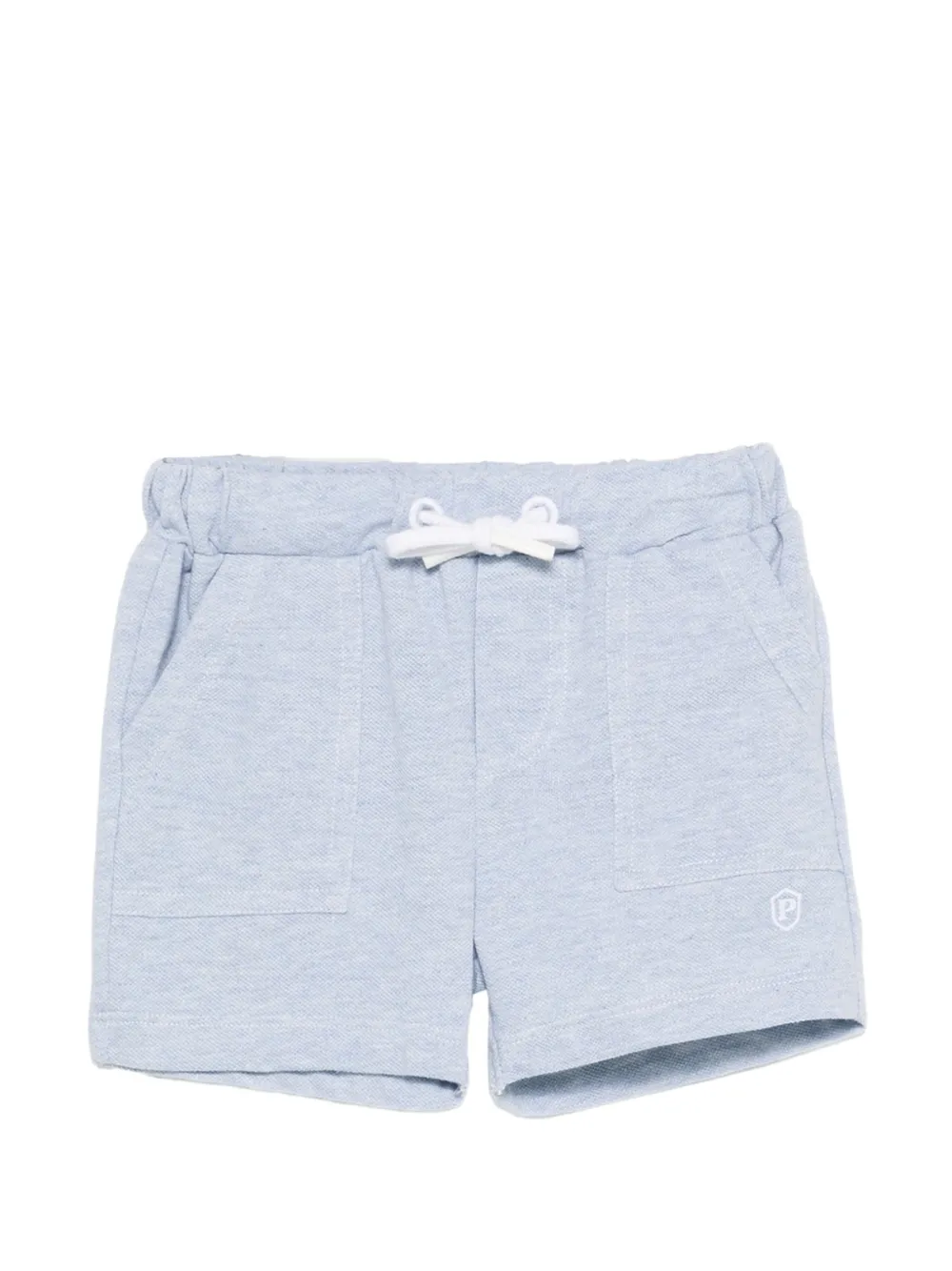 Patachou Shorts con logo ricamato - Blu