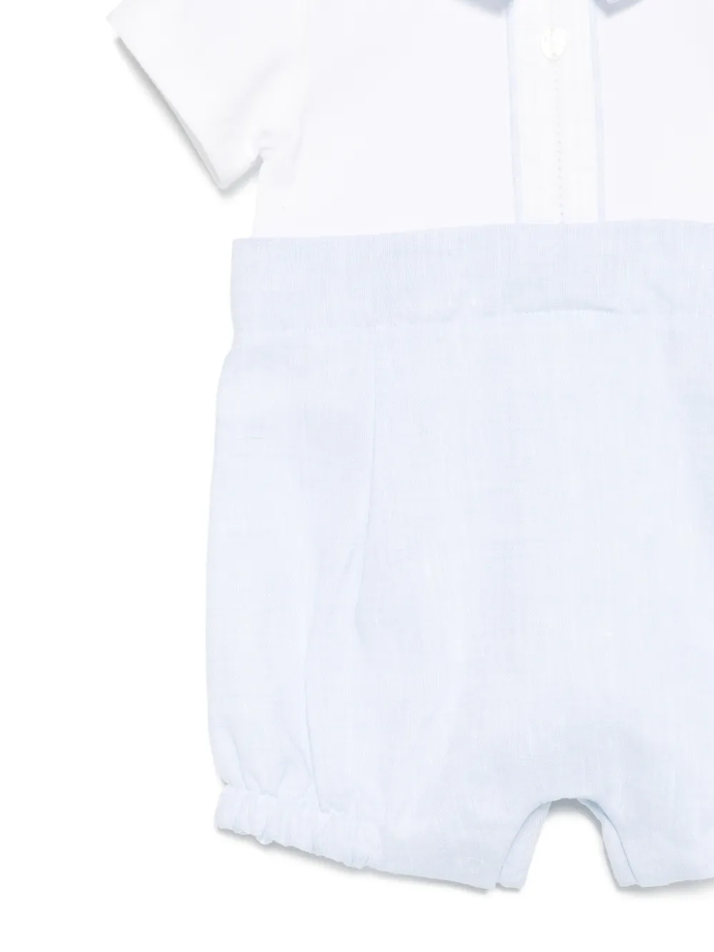  Patachou Collared Rompers - White 